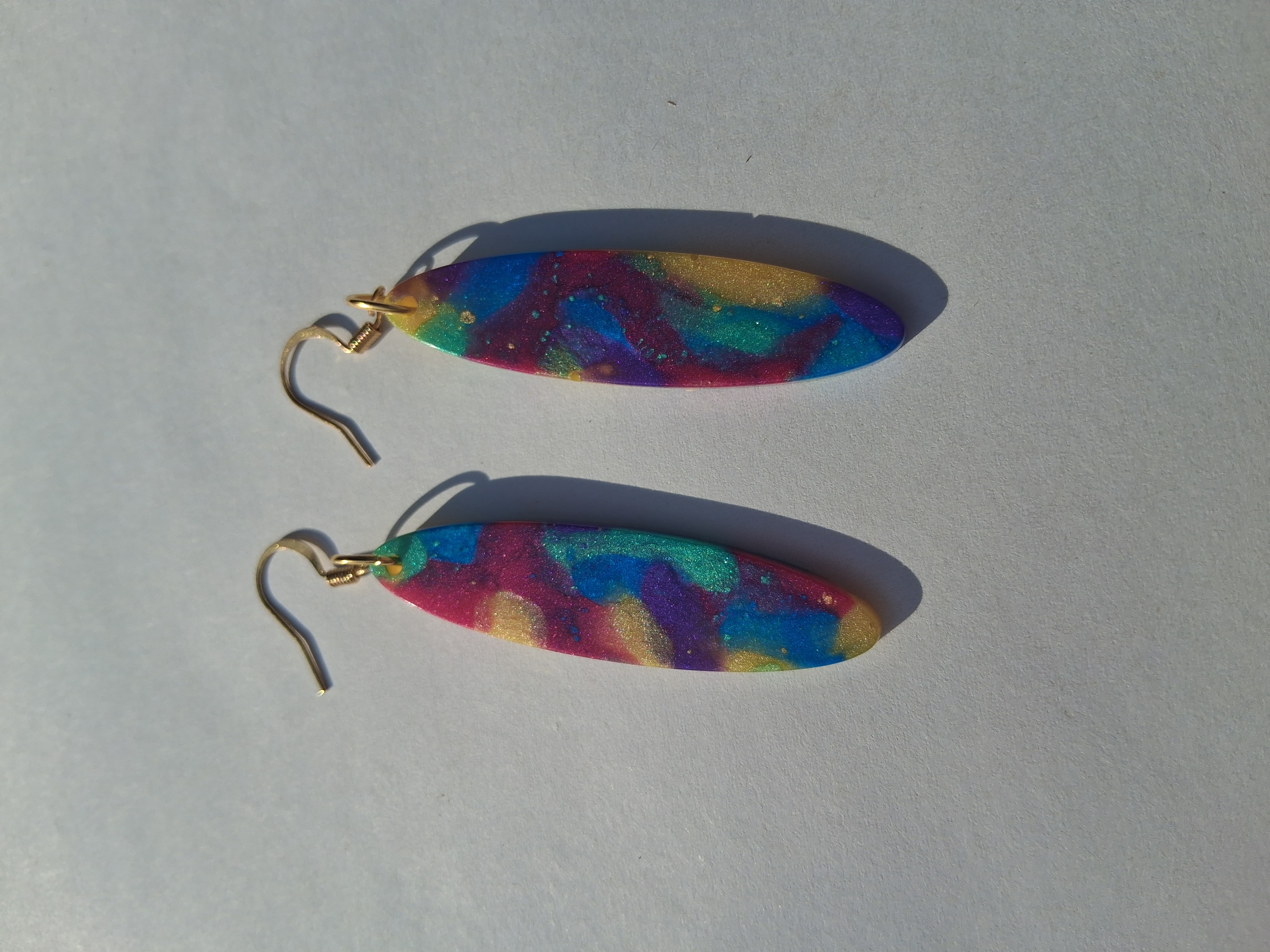 Colorful Abstract Dangle Earrings