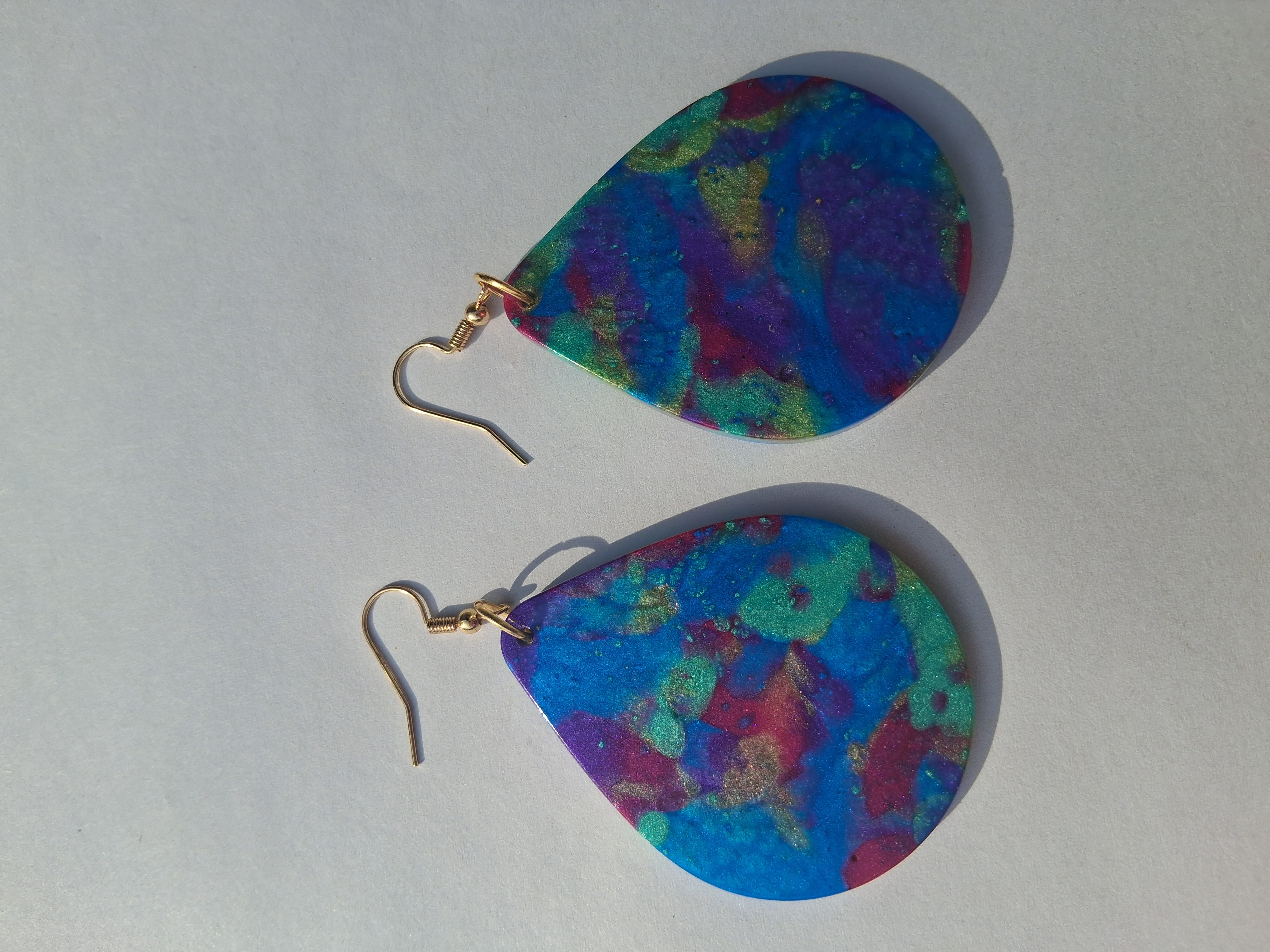 Colorful Teardrop Earrings