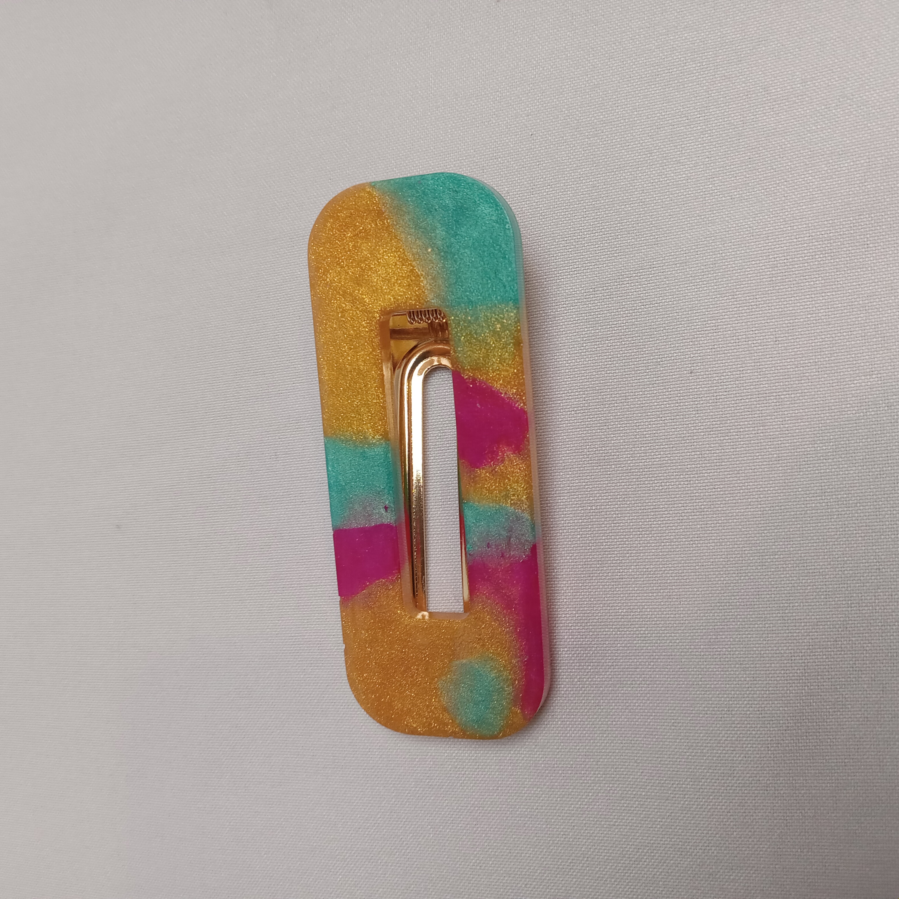 Colorful Resin Hair Clip