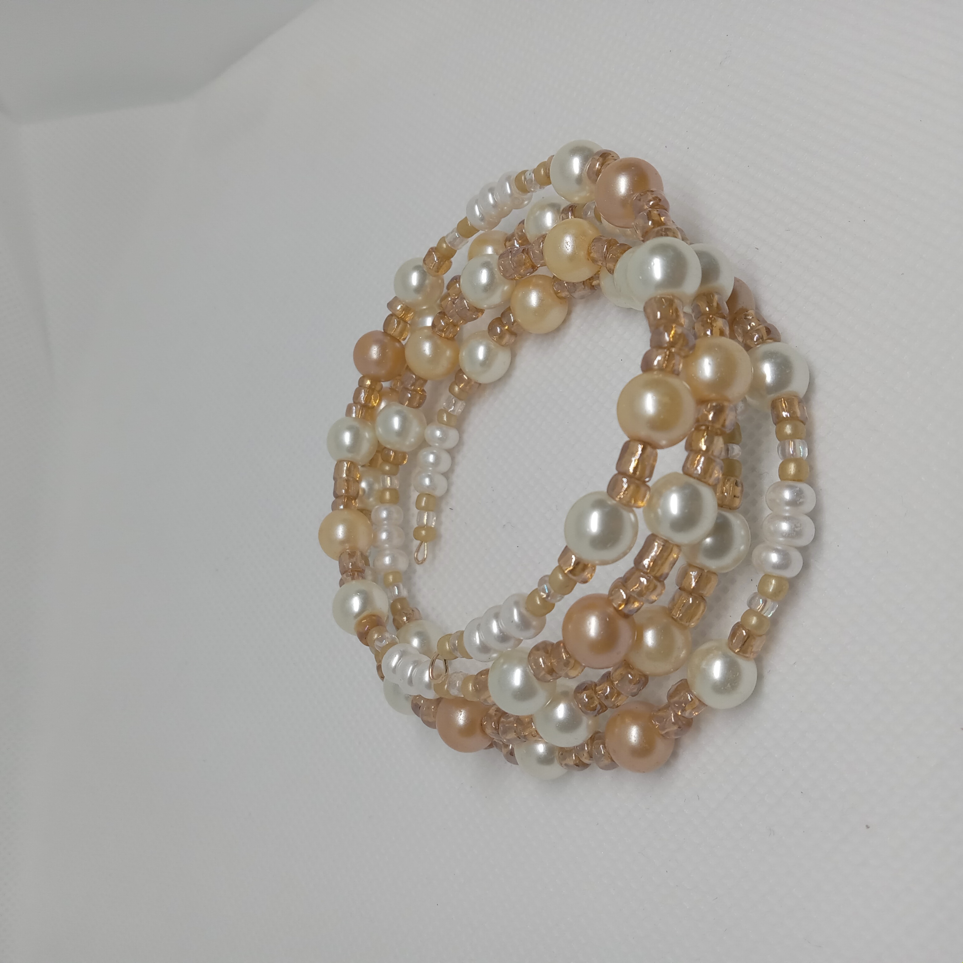 Pearl & Crystal Beaded Bracelet