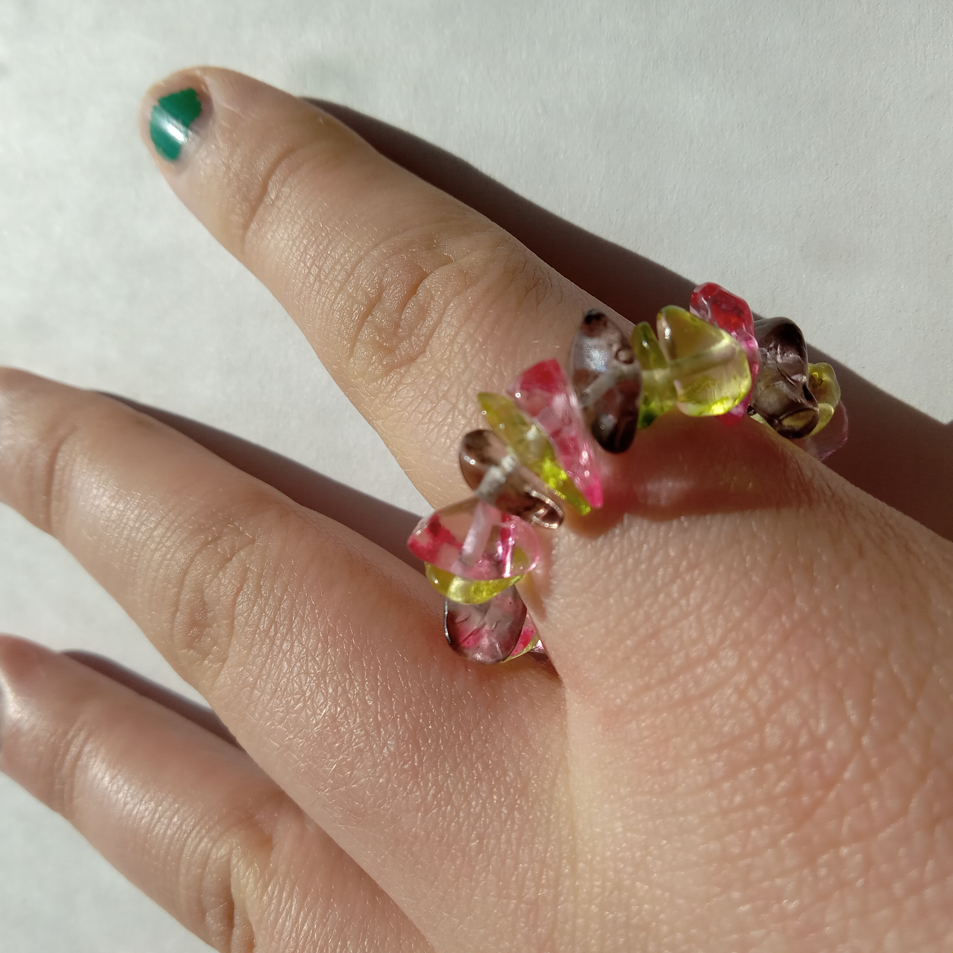 Colorful Beaded Ring
