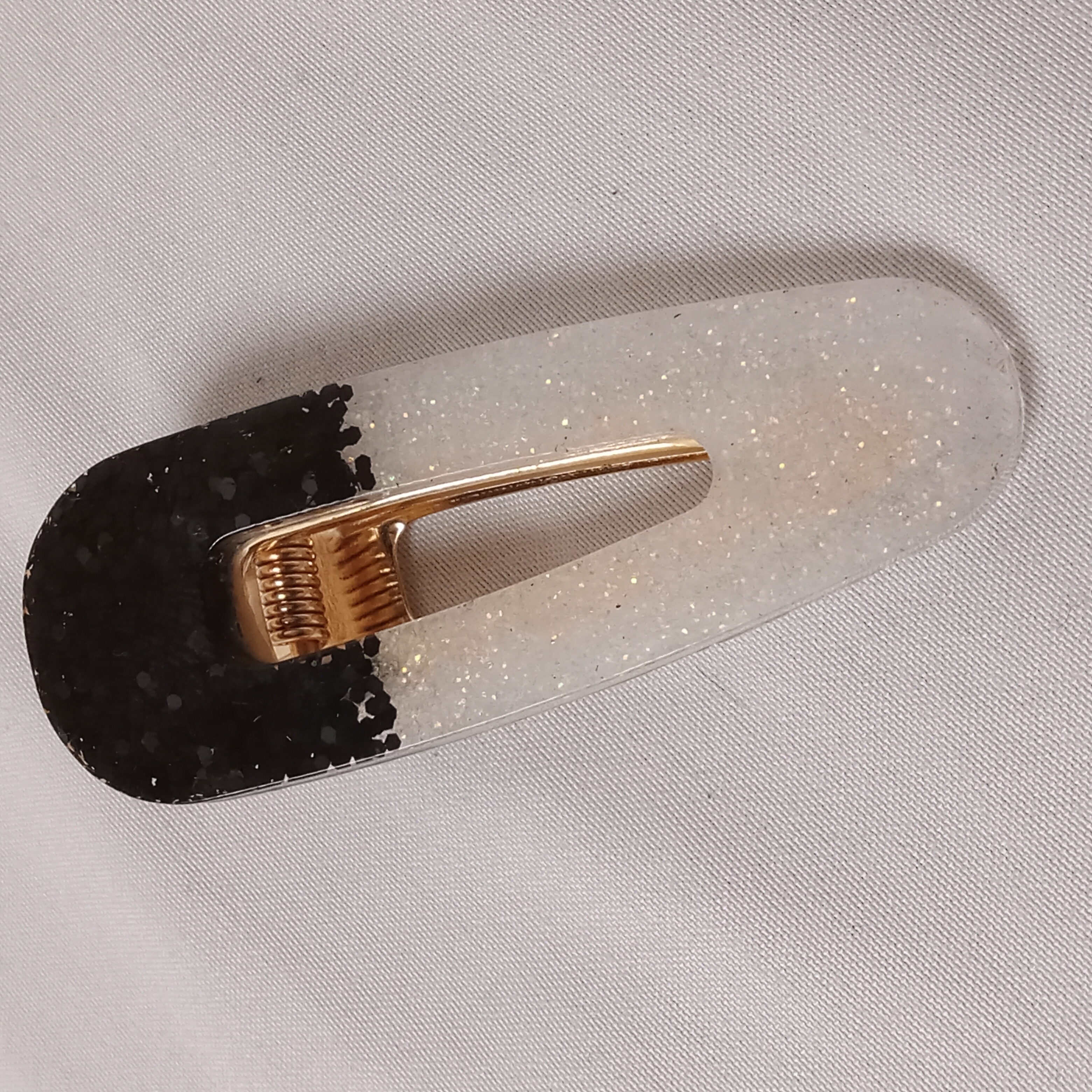 Glitter Resin Hair Clip