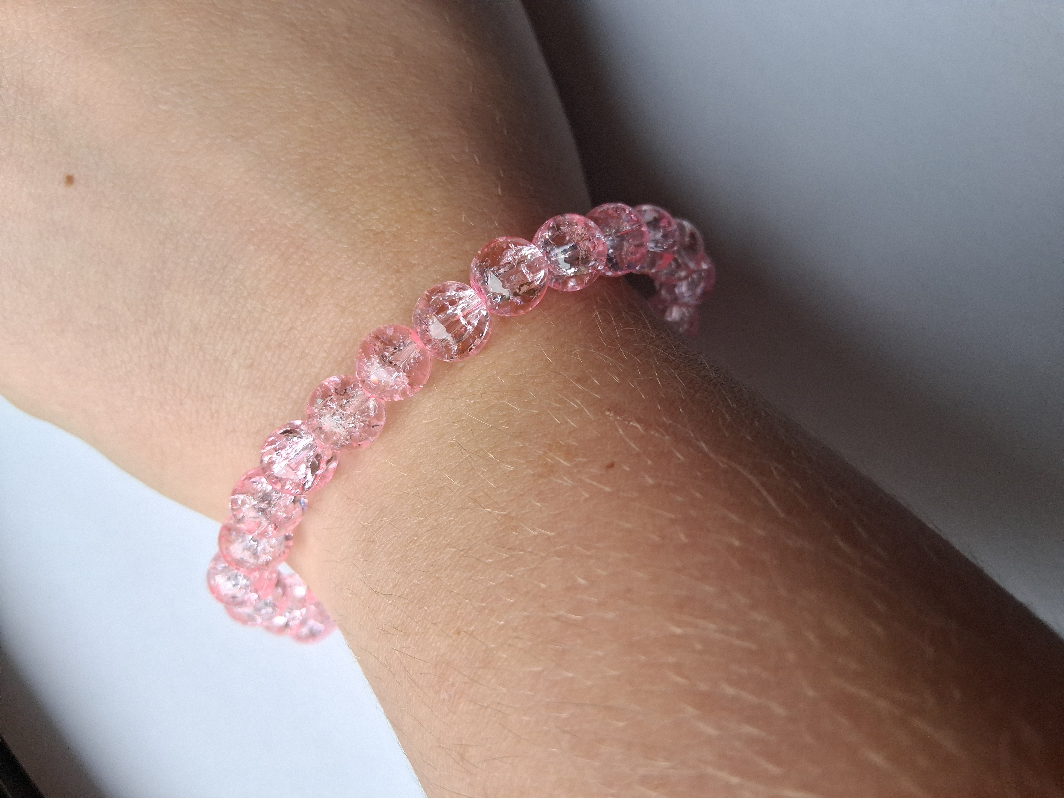 Pink Beaded Bracelet