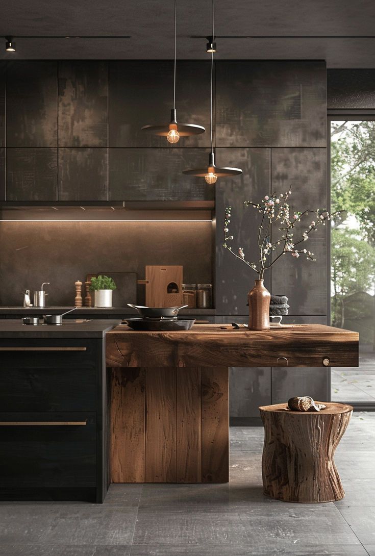 Modern Rustic Kitchen Island