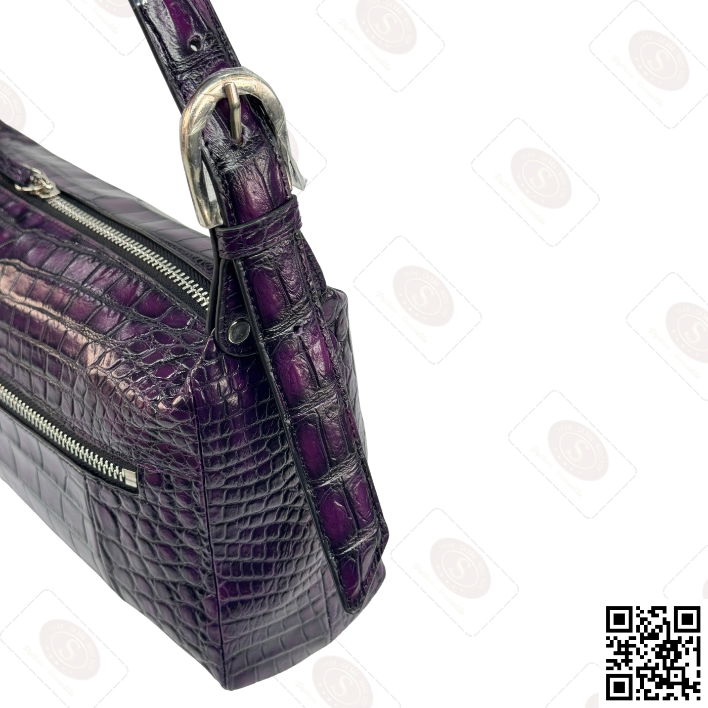 Túi Xách Nữ Da Cá Sấu Nhuộm Patina – Khi Di Sản Gặp Gỡ Sự Tinh Hoa