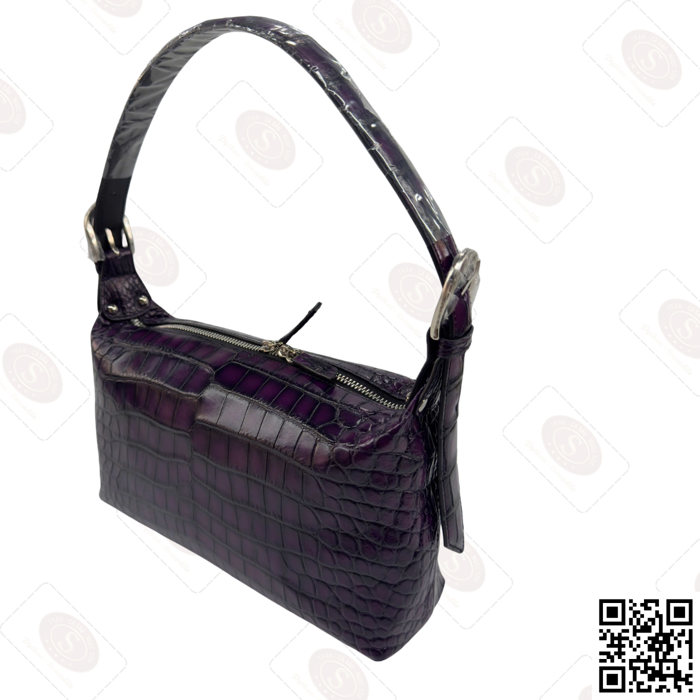 Túi Xách Nữ Da Cá Sấu Nhuộm Patina – Khi Di Sản Gặp Gỡ Sự Tinh Hoa