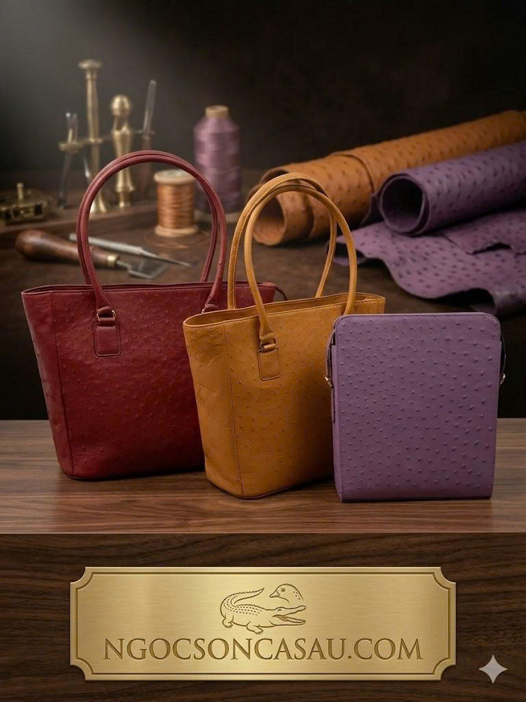 [Handcrafted Luxury] Túi Messenger Da Đà Điểu – Sự Kết Hợp Hoàn Hảo Giữa Nghệ Thuật & Tiện Nghi