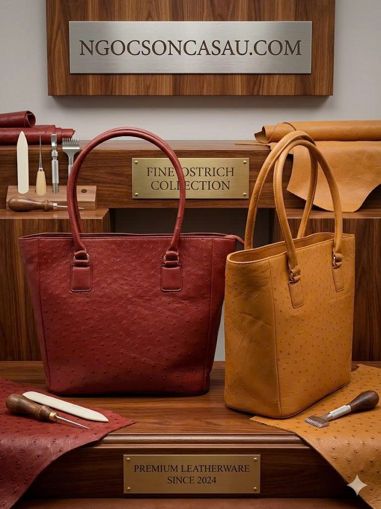 [Fine Ostrich Collection] Túi Tote Da Đà Điểu – Vẻ Đẹp Vĩnh Cửu Từ Sự Khác Biệt