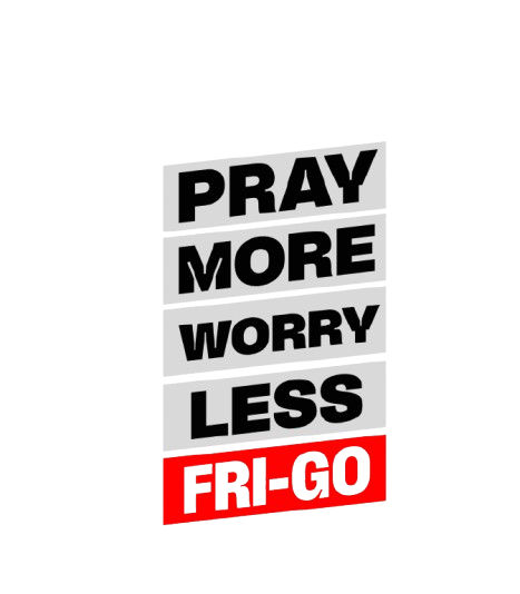 T-shirt in cotone con grafica pray more