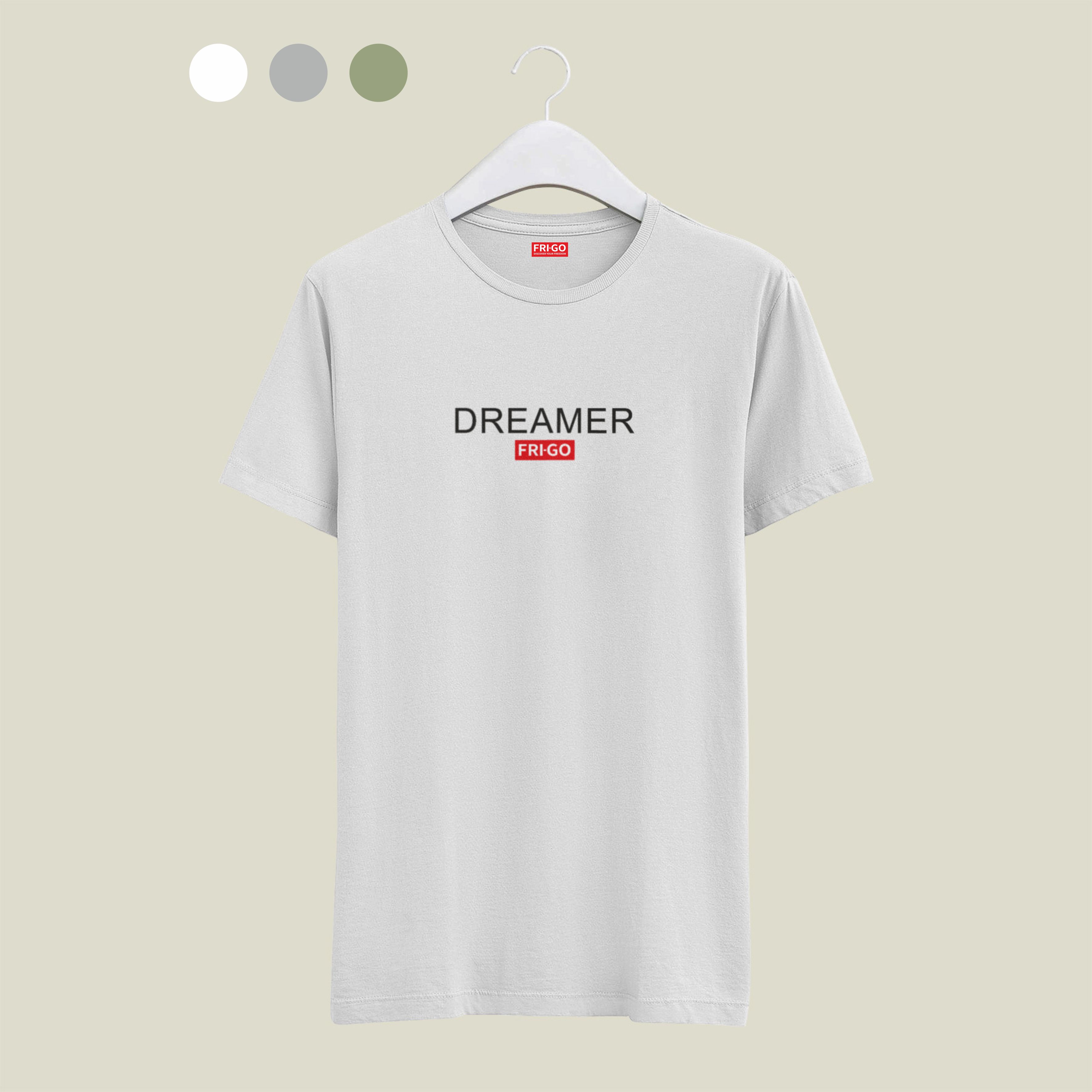 T-shirt in cotone con grafica DREAMER