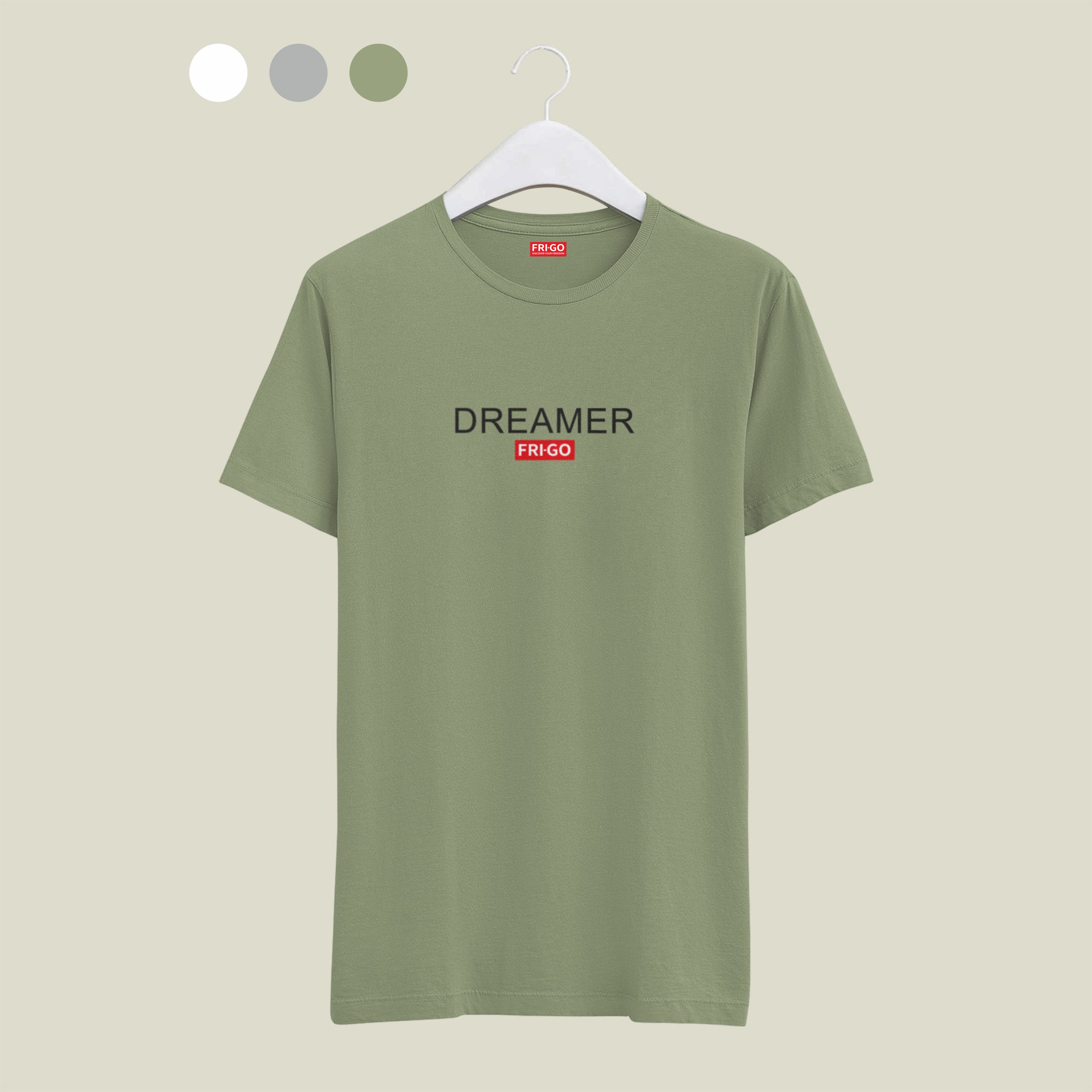 T-shirt in cotone con grafica DREAMER