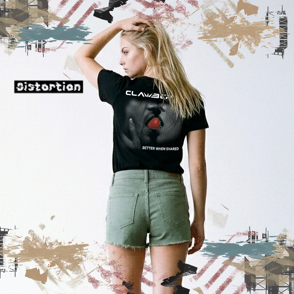 Camiseta Negra Distortion