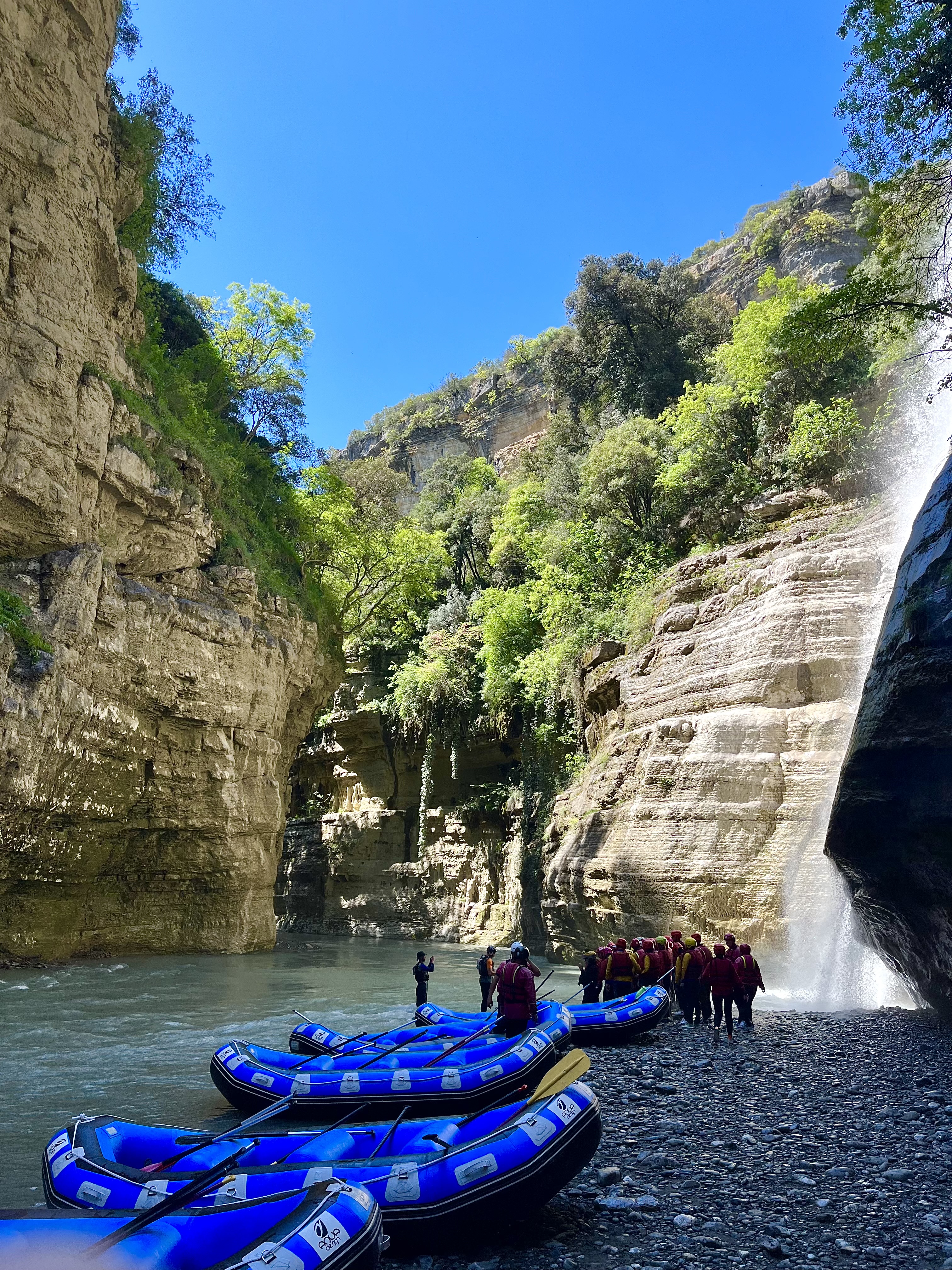 From Tirana | Osumi Canyons Rafting Day-Trip with Lunch