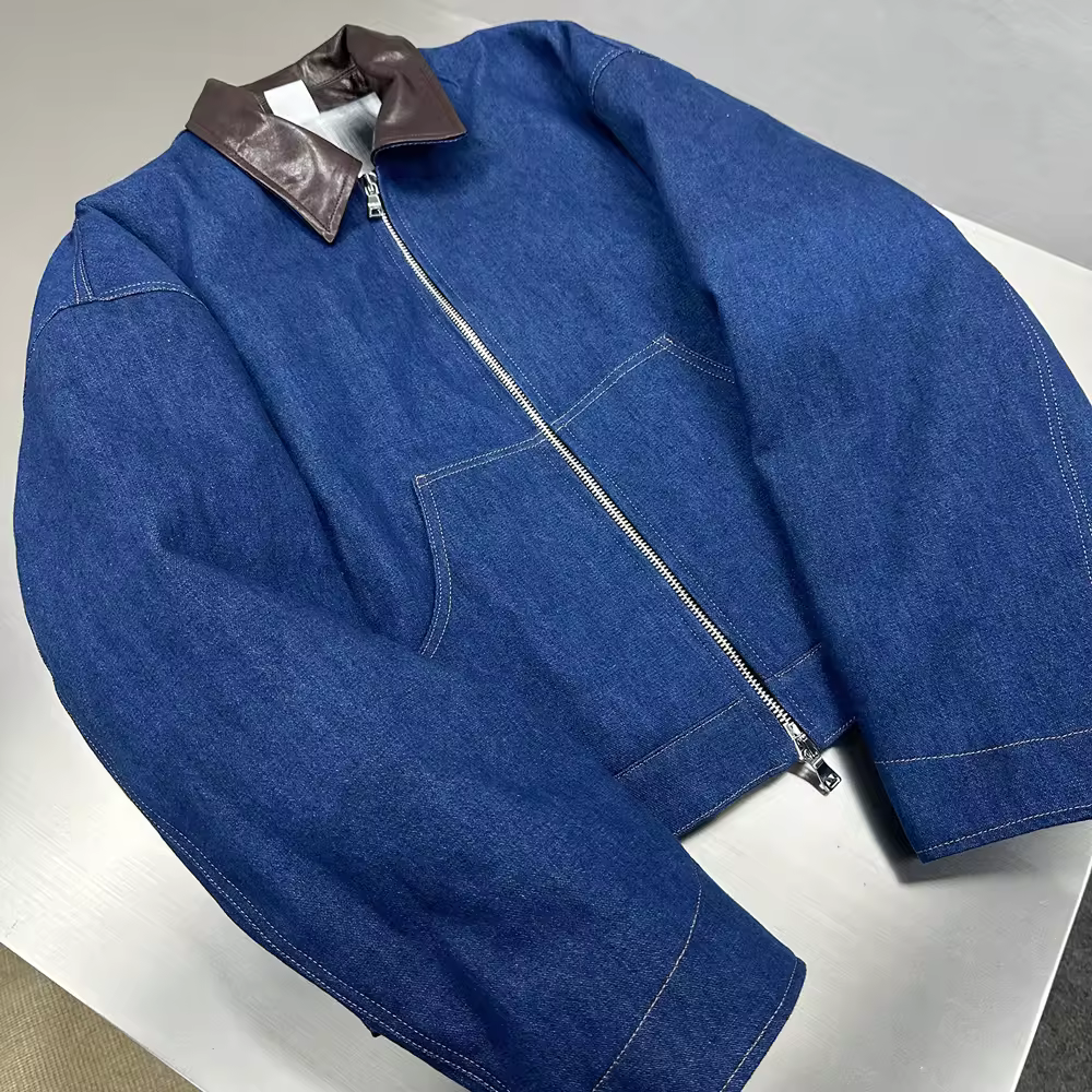 Denim Zip-Up Jacket