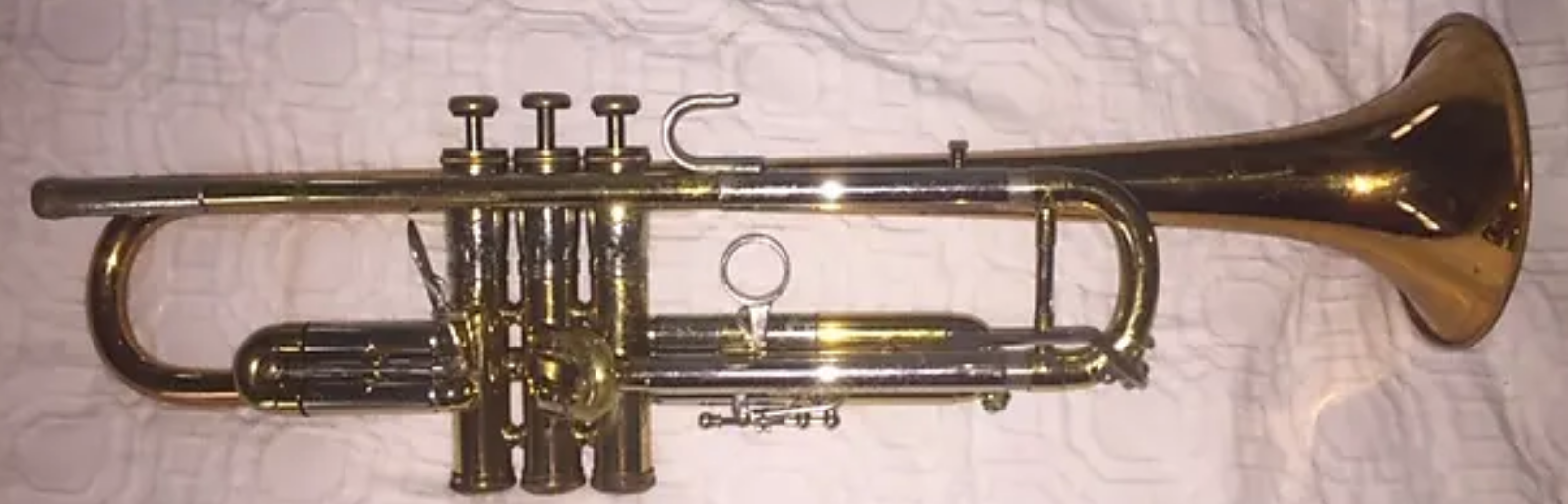 Before and After: 1958 Besson 10-10 Professional Trumpet - Rare Copper Bell version - Brushed Clear Epoxy Lacquer