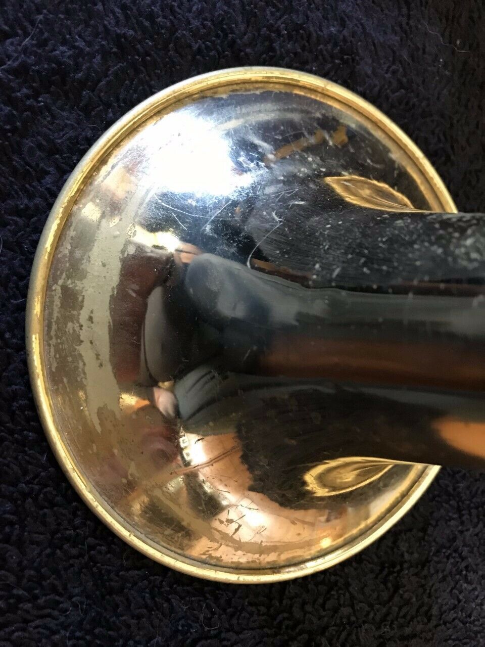 Before and After: Yamaha YTR-636 - Late 1970s - Brushed with Gold Epoxy Lacquer Finish