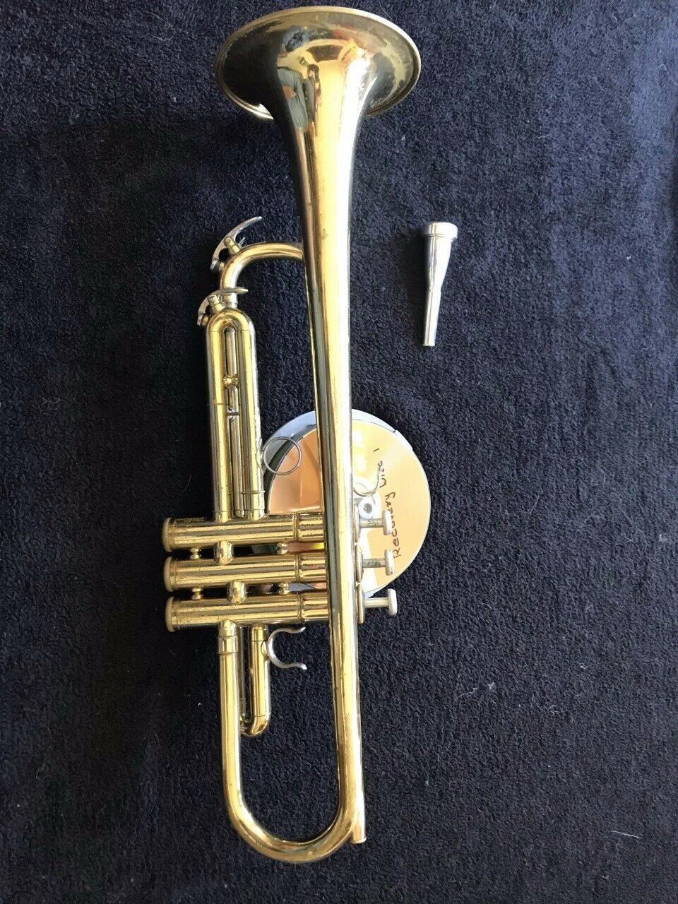 Before and After: Yamaha YTR-636 - Late 1970s - Brushed with Gold Epoxy Lacquer Finish