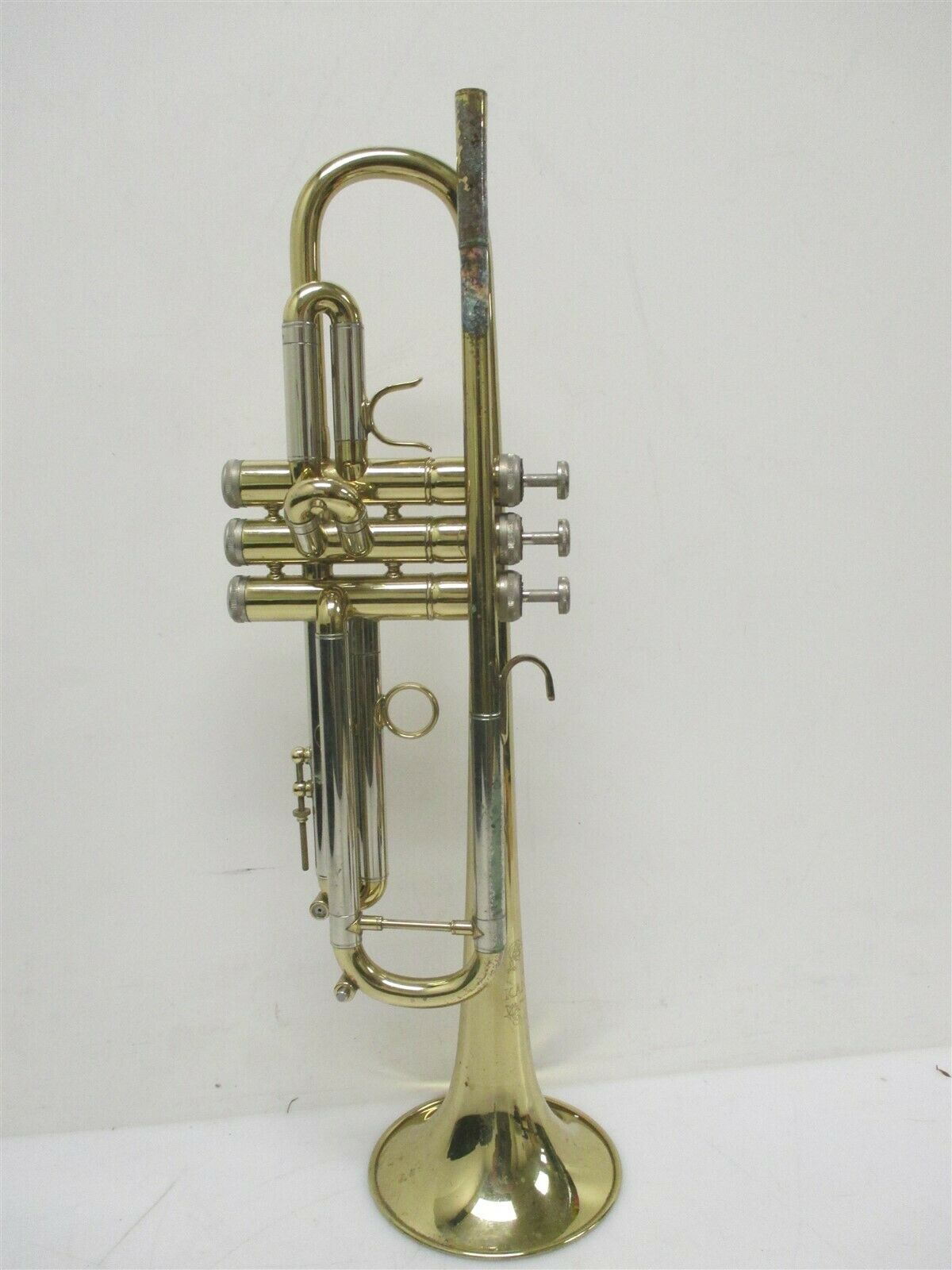 Before and After: Kanstul Fullerton Trumpet Late 1980s - Brushed - Gold Epoxy Lacquer