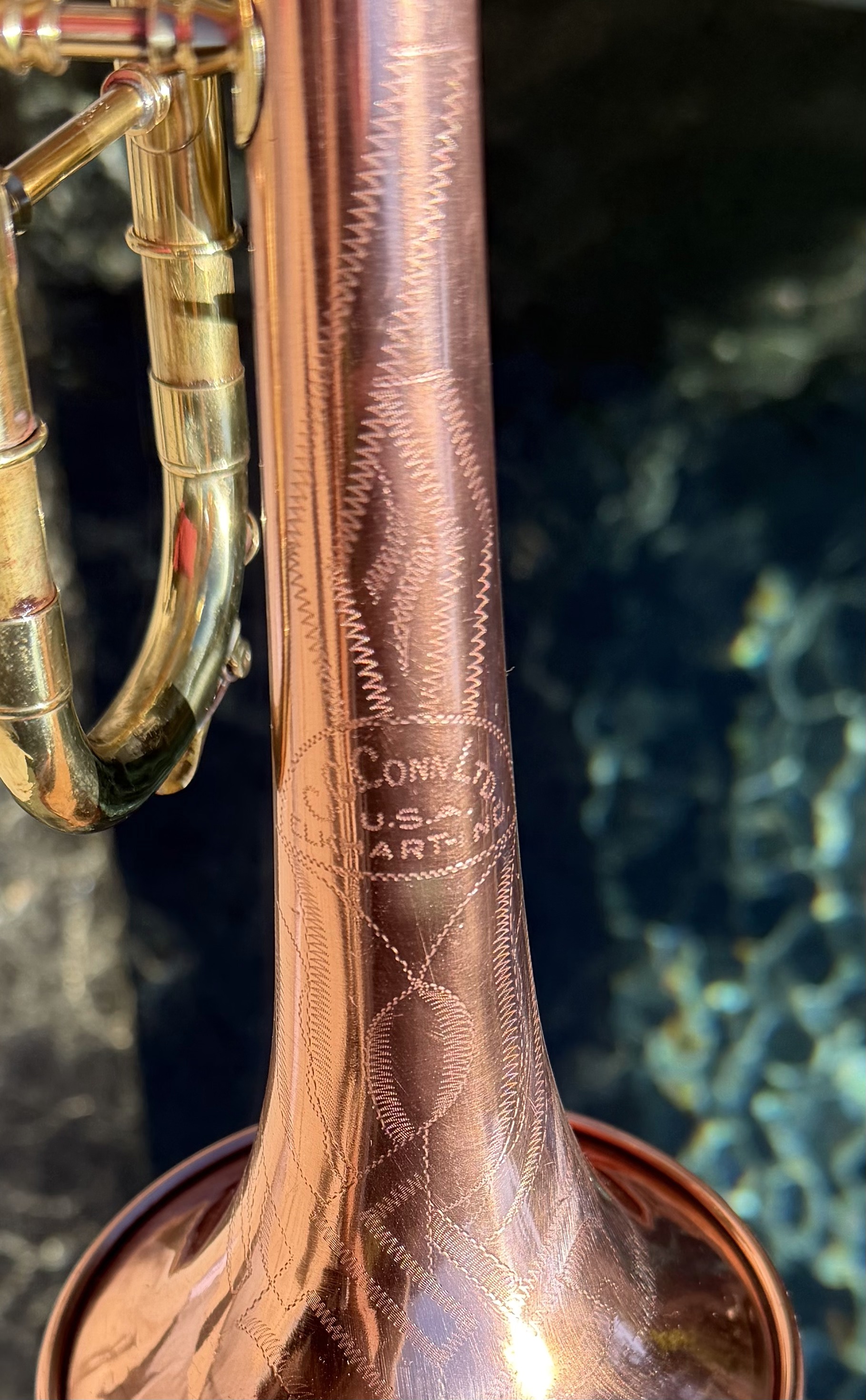 1947 Conn 12B Trumpet with Coprion bell