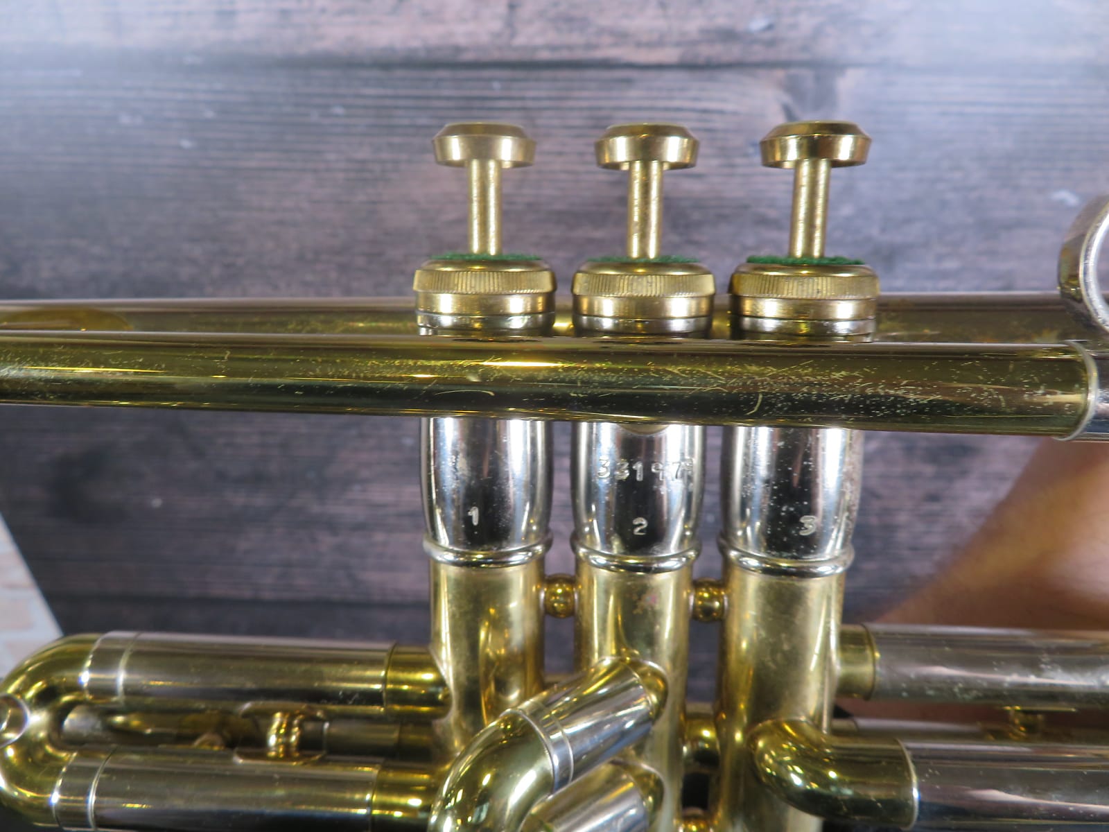 Before and After: 1960 Tri-Color Olds Special Trumpet - Clear Epoxy Lacquer - Bright Polished Finish