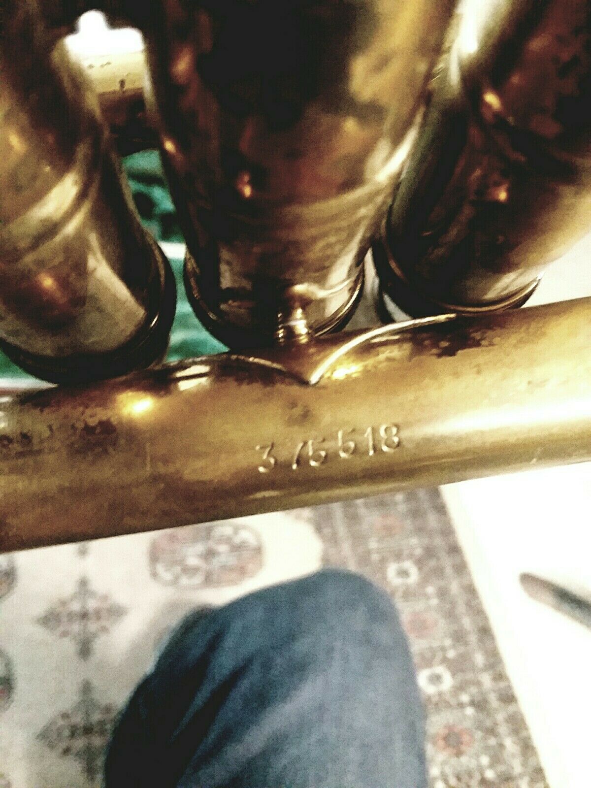 Before and After: Besson 2-20 Model Trumpet: 1963 - New Patina with Brace Modification
