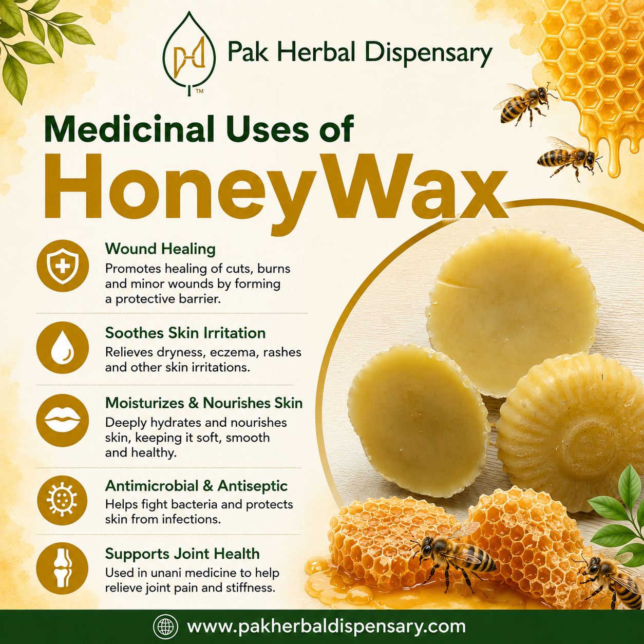Honey Beeswax (150g)