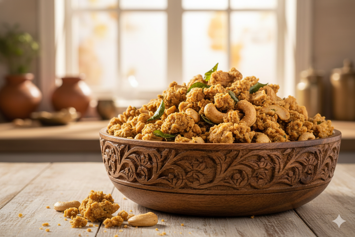 Jeedipappu Pakodi / Cashew Pakoda / Kaju Pakodi