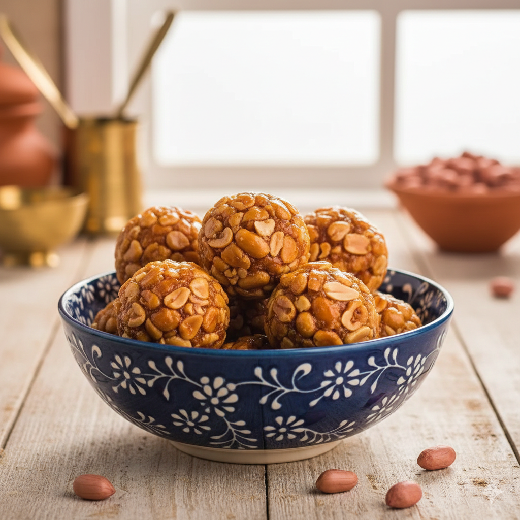 Peanut ladoo/ Palli Undalu / Bellam Verusenaga Pappu Undalu