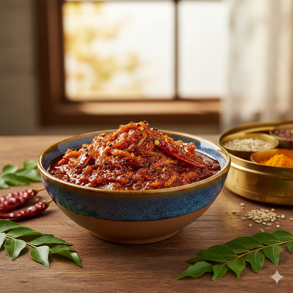 Allam Pachadi (Ginger Pickle) Andhra Style