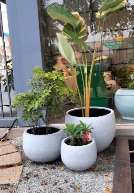 Modern FRP Planter Set
