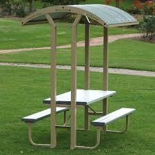 Covered Outdoor Picnic FRP Table