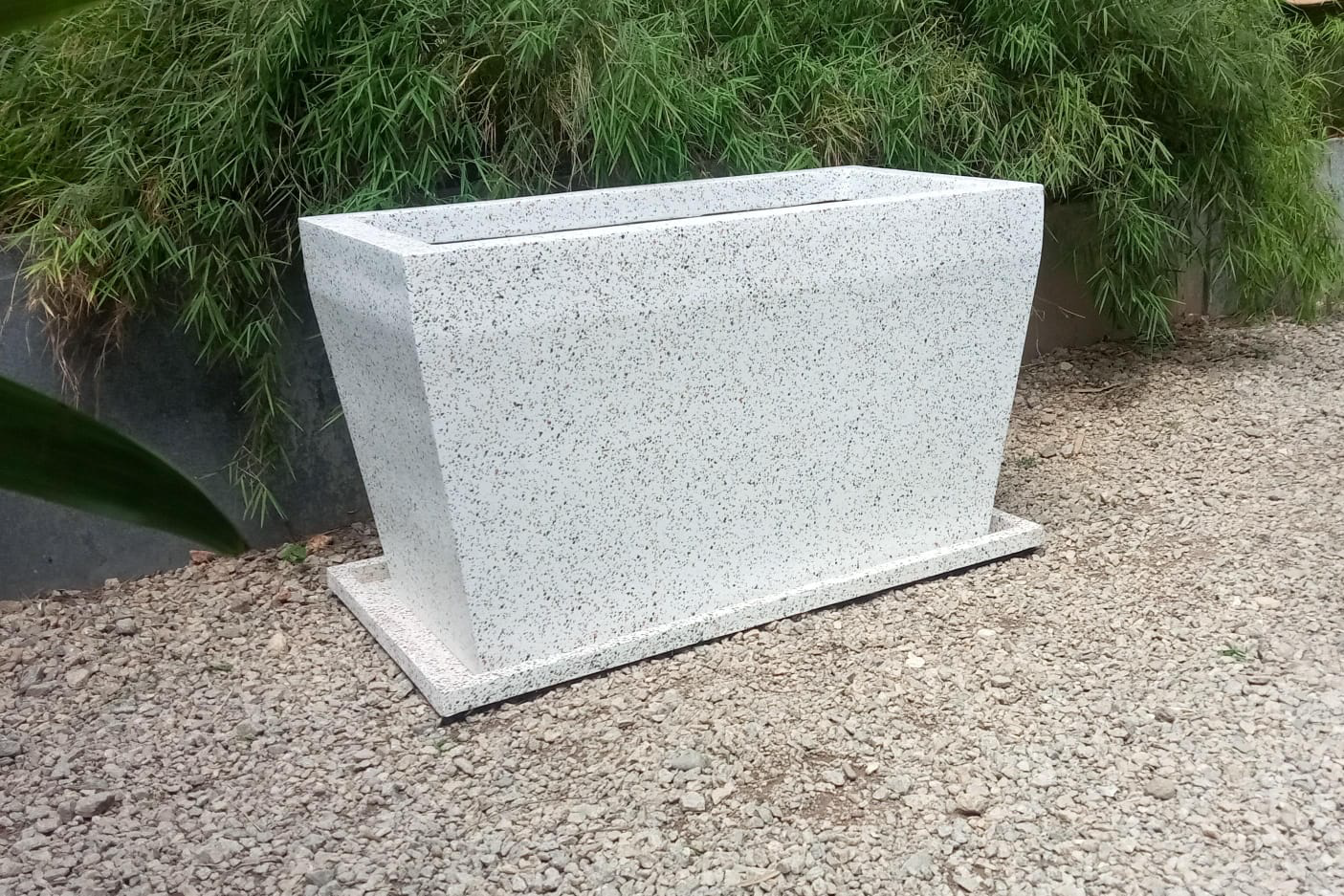 Modern Rectangular Stone finish Planter