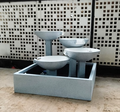 Modern Tiered FRP Water Fountain