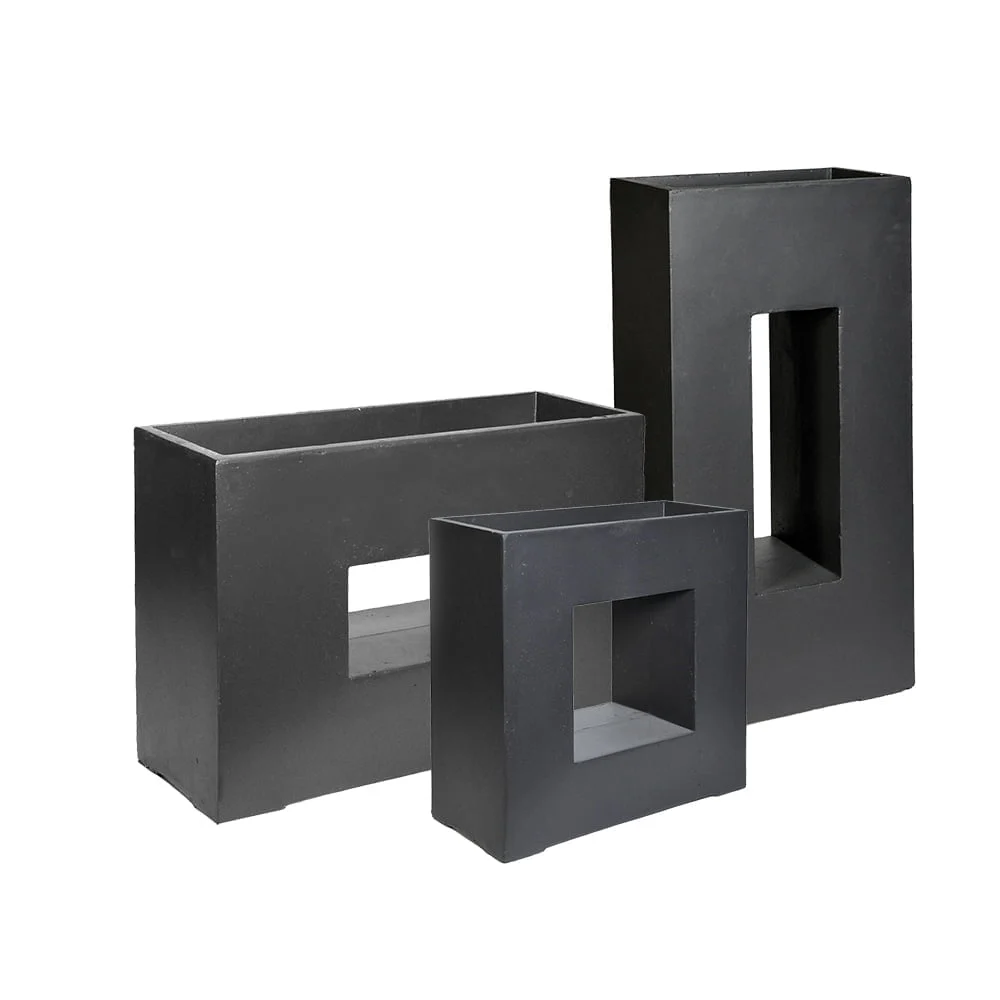 Modern Square Planter Set