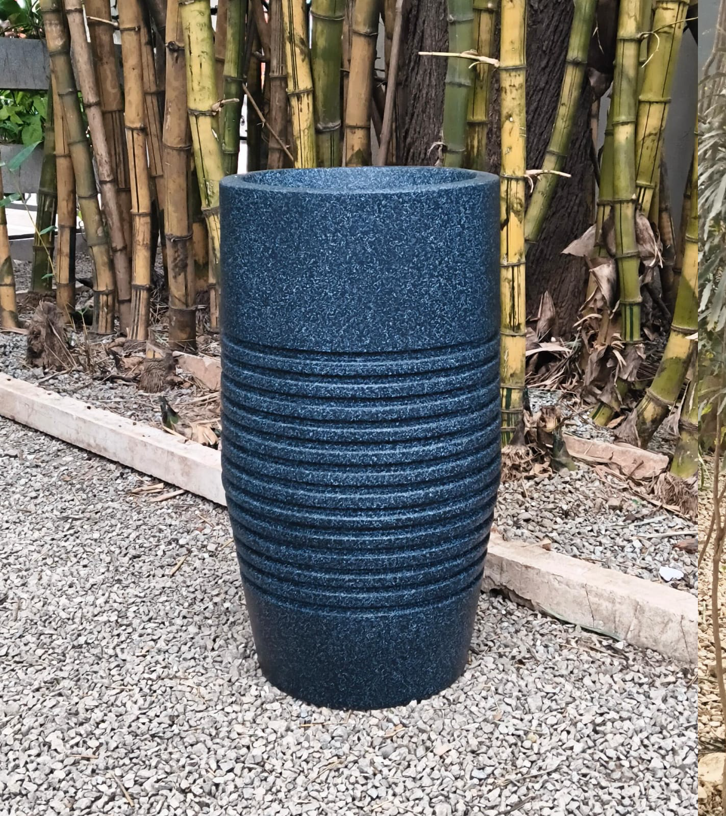 Modern Textured Outdoor Planter