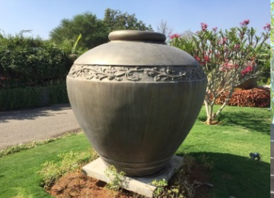 Large Decorative Outdoor FRP Pots