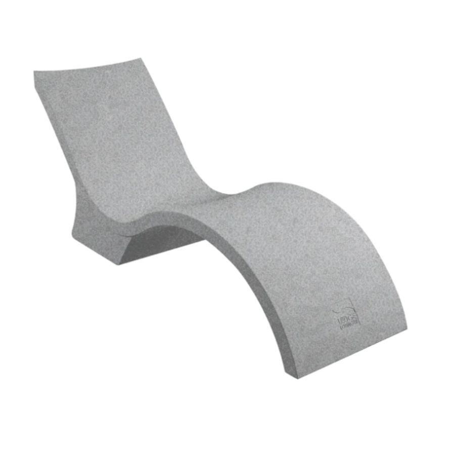 Modern Wave Chaise Lounge - FRP bench