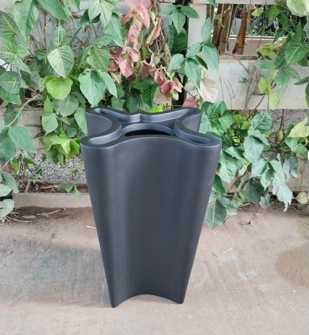 Modern Black Planter