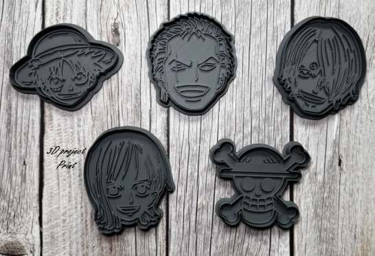 Cortadores de Biscoito One Piece