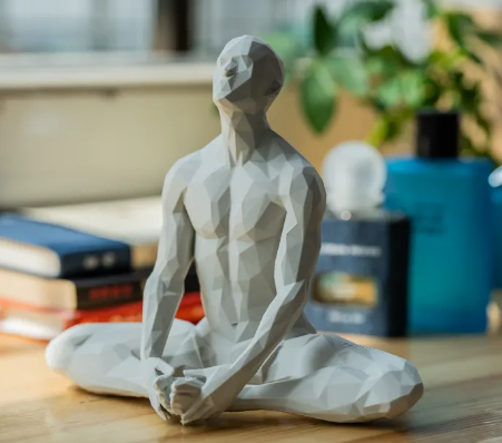 Escultura Geométrica Meditação