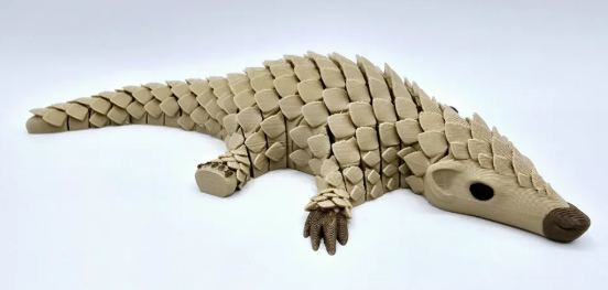 Pangolim Articulado 3D