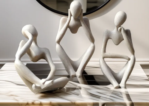 Conjunto de Esculturas Abstratas