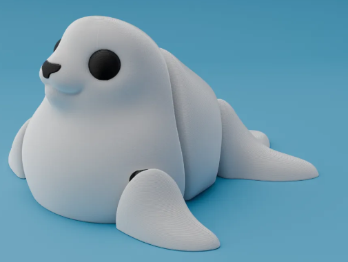 Pelúcia Foca Branca