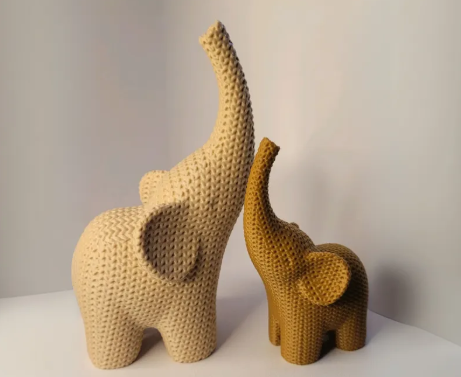 Elefantes Decorativos Trançados