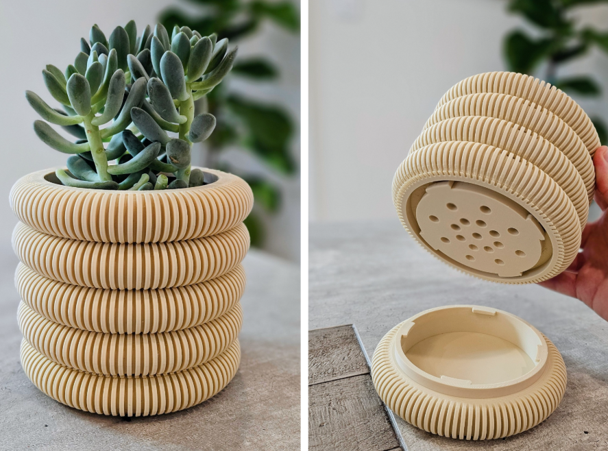 Vaso Moderno para Suculentas