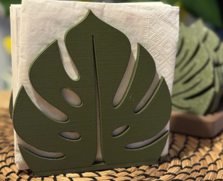 Monstera Leaf Napkin Holder