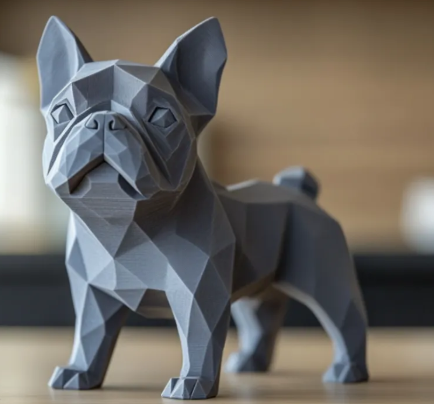 Bulldog Francês Geométrico