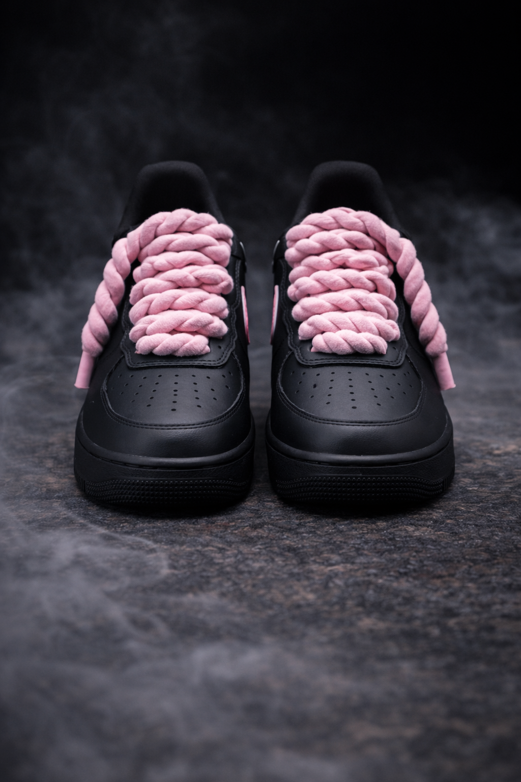 Air Force 1 × Pink Drip customs by Vaultra Studio