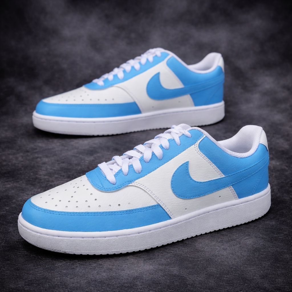 Nike Court Vision x Arctic Drift customs by Vaultra Studio