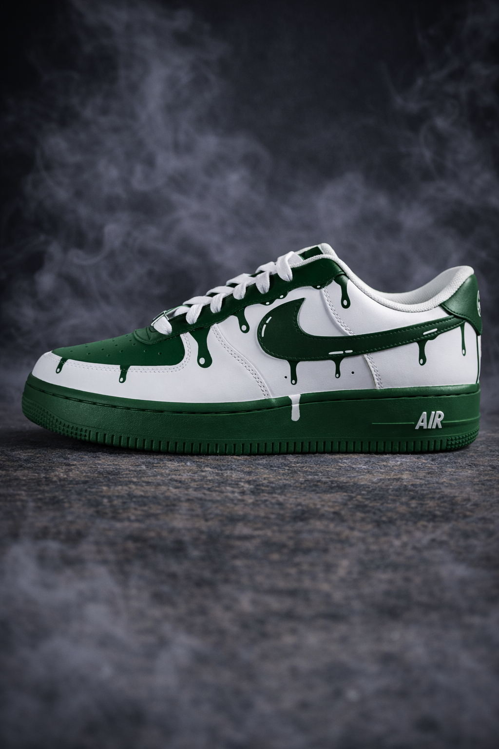 Air Force 1 × Green Drip customs by Vaultra Studio